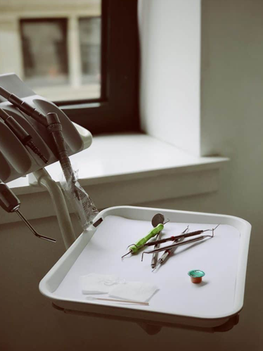 Tool Kit for dental checkup and Clean